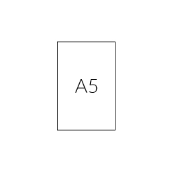 A5 (14,8 x 21 cm)